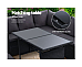 Furniture Dining Setting Sofa Set Lounge Wicker 8 Seater Black out door