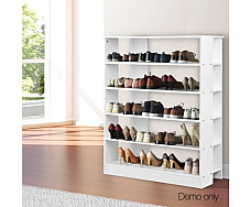 6-Tier Shoe Rack Cabinet White free shipping