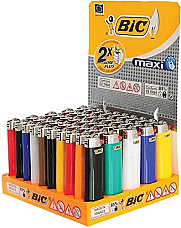 Large BIC Lighters for Home and Kitchen - Box of 50Large