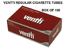 500x VENTTI EMPTY Tobacco Cigarette filter tubes comes with a free tube injector