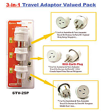 TRAVEL ADAPTOR SET Use for New Zealander USA/Canada/Japan/England HongKong.....