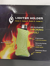 Lighter case with inbuilt poker tool and large bic lighter great value