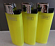 Clipper super lighter Brio large translucent  3 YELLOW