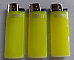 Clipper super lighter Brio large translucent  3 YELLOW