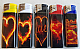 MRK/Zico LIGHTER GAS REFILLABLE  Heart pattern x 5 set New release collectable