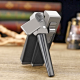 JOBON Butane pipe Lighter Foldable Metal Tube Refillable Windproof Flame
