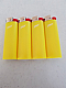 4× Neon Yellow  Large Normal Flame Quality Lighters