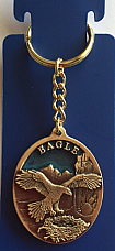 Wedge tail Eagle  key ring  made of the highest quality pewter great detail 3 D