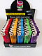 large gas refillable electronic lighters Adjustable flame wholesale display 50