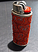 Bic Red embroided hearts case complete with lighter unique rare great gift/colle