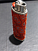 Bic Red embroided hearts case complete with lighter unique rare great gift/colle