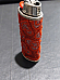 Bic Red embroided hearts case complete with lighter unique rare great gift/colle