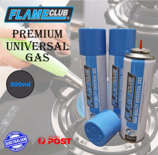 Premium 6 x Butane Gas Universal Refill Jet Lighter Changable Nozzle 300ml