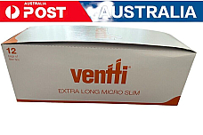 Ventti Extra Long Micro Slim 140 Filter Tips White Box of 12 packs comes with a