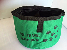 Pet travel bowl foldable convenient sturdy  good quality  x2