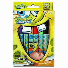 Spongebob Squarepants 8pk Juicy Marker in Window Box. Fast Free post