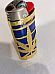 Leaf Lighter Cases  assorted  for Large bic comes with cases & 5 lighters value