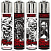 Clipper gas collectable set of 4  Grim Reaper comes with BONUS CLIPPER BRIO  LIG