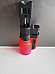 Powerfull Jet Flame Lighter Adjustable Flame Soft Touch Rubberized Red Transpar