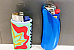 lighter cases Clipper and Bic with lighters  rubberized/metallic  collectable