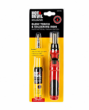 Hot Devil Gas Torch & Soldering Iron Butane Gas - HD1938-2 Refillable 1300°C