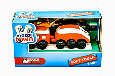 Motor Town  toys high quality soft touch car and caravan made in Italy 18m+