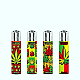 Clipper  4 xColorful leaf Refillable Lighters  collectable set of 4+ bonus