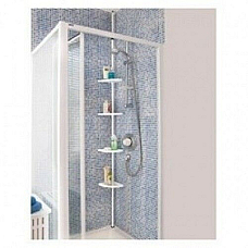 Bathroom / shower 4 shelf  adjustable Bathroom pole