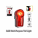 3 Bright LED Bicycle Tail Rear Safety Light 3 Adjustable Modes
