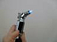 Bic lighter, miss bic slim maxi unique pattern lady lighter yellow nail polish  