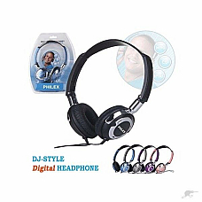 PHILEX ipod/iPhone/ MP3/CD Digital  Head Phones PHE-628