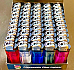 Wholesale Disposable Lighters Adjustable Flame Transparent Display 50 value