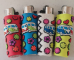 Clipper super lighter gas refillable collectable 4 set unique rubber case