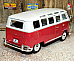 Maisto Special Edition Volkswagen Van Samba Red scale 1:25 model car diecast