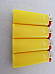 4× Neon Yellow  Large Normal Flame Quality Lighters