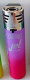 clipper lighter  Jet flame gradiant pink and purple WINDPROOF Adjustable flame