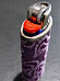 Bic purple embroided hearts case complete with lighter unique rare