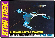 STAR TREK KLINGON BATTLE CRUISER PLASTIC MODEL KIT 1:650 scale - AMT720/12