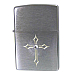 Genuine ZIPPO 28804 – ZIPPO CROSS WITH SWAROVSKI CRYSTAL BRUSHED CHROME