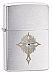 Genuine ZIPPO 28804 – ZIPPO CROSS WITH SWAROVSKI CRYSTAL BRUSHED CHROME