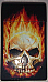 Skull windproof gas refillable lighter