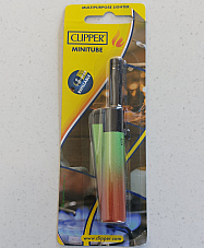 Clipper multi purpose utility lighter gas refillable Green and Red use for bbq
