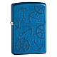 Genuine ZIPPO 29251 CERULEAN BLUE ICE