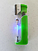 Rhino LIGHTER GAS REFILLABLE with built in LED TORCH & Flashing Disco colour le