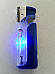 Rhino LIGHTER GAS REFILLABLE with built in LED TORCH & Flashing Disco colour le