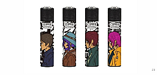 Clipper  4 x Style Refillable Lighters  collectable set of 4+ bonus