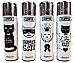 Clipper super lighter gas refillable collectable,set of 8 most reliable lighter