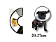 Dog  protection cone collar  small 20-27 cm