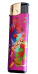 Pisces gas gas refillable electronic lighter large with retractable lighter leas