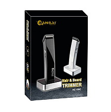 Sansai Rechargeable Cordless Professional Hair and Beard Trimmer With Comb Brush